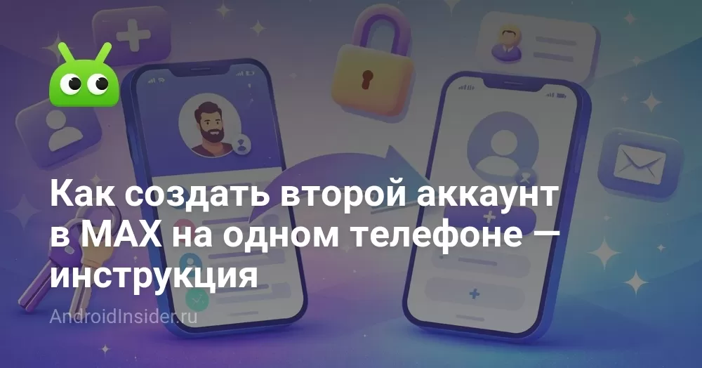 Как создать второй аккаунт в MAX на одном телефоне — инструкция