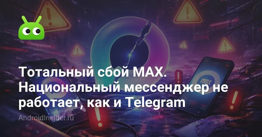 Тотальный сбой MAX. Национальный мессенджер не работает, как и Telegram