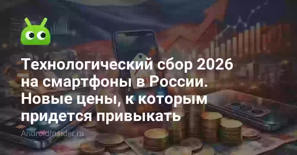 Технологический сбор 2026 на смартфоны в России. Новые цены, к которым придется привыкать