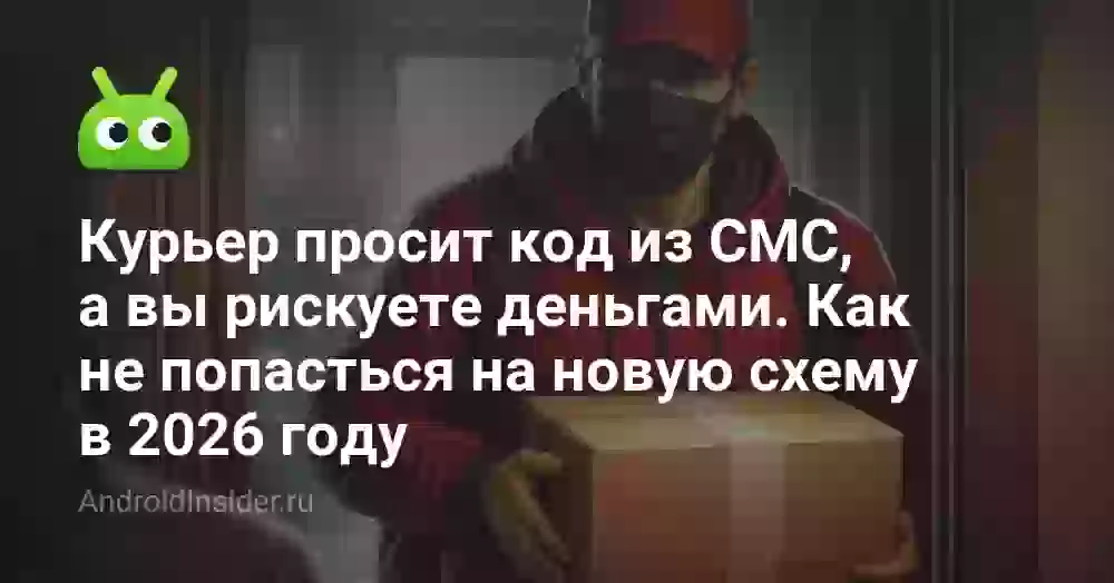 Курьер просит код из СМС, а вы рискуете деньгами. Как не попасться на новую схему в 2026 году