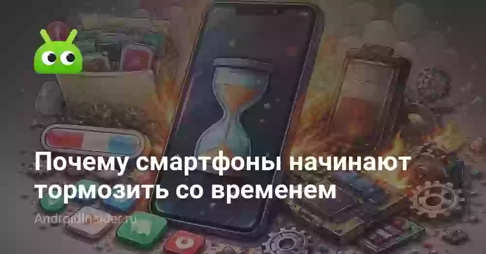 Почему смартфоны начинают тормозить со временем