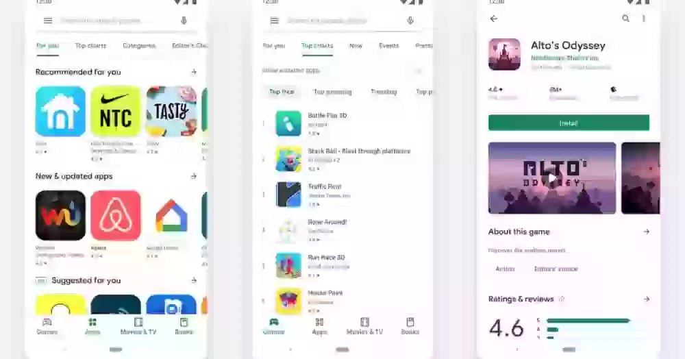 Давайте посмотрим, как менялся Google Play