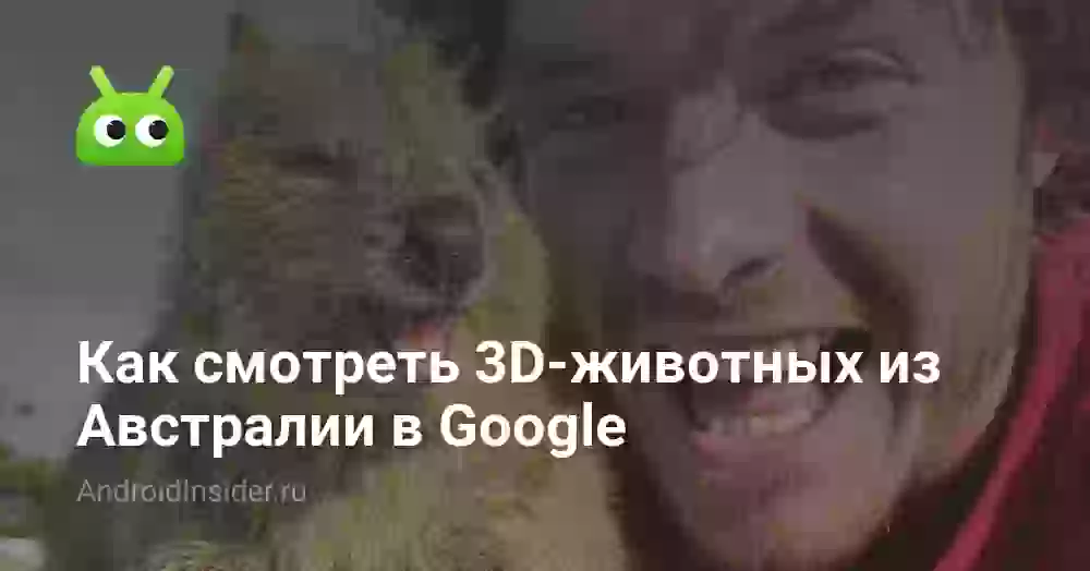 Как смотреть 3D-животных из Австралии в Google